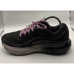 Brooks Adrenaline GTS Running Shoes Womens Size 9 Black Purple Good DNA LOFT